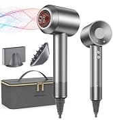 Hair Dryer, warmmama Ionic High Speed Hair Dryer Fast Drying 110000RPM 1500W Brushless Motor 3 Sp...