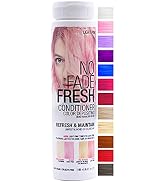 No Fade Fresh Light Pink Hair Color Depositing Conditioner with BondHeal Bond Rebuilder - Vegan, ...
