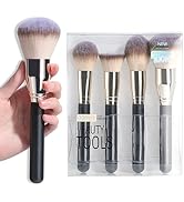 BS-MALL Makeup Brush Set 4 Pcs Premium Foundation Synthetic Powder Concealers Makeup Brushes Big ...