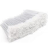 300 Pcs Disposable Mascara Wands, Crystal Spoolies Brush for Eyelash Extensions, Spooly Eyelash E...