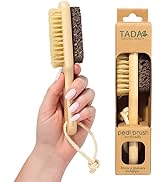 TADA Natural Beauty Foot File Callus Remover - Multi Purpose 2 in 1 Feet Pedicure Tools with Foot...
