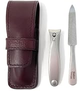 Shpitser Manicure and Pedicure Nail Kit with Two Piece Nail Clipper and a Nail File, German Stain...