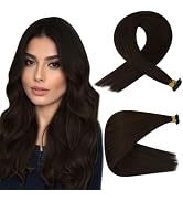 dark brown sew in hair extensions