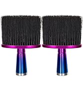 Yebeauty 2 Pack Barber Brush, Soft Neck Sweeping Duster for Cleaning Broken Hair Clipper Cleaner ...