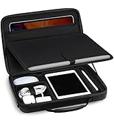 SITHON 13'' Hard Shell Laptop Shoulder Bag, Shockproof Tablet Carrying Case Electronics Storage B...