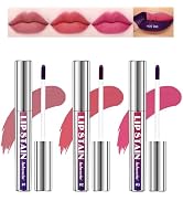 Bekoeen 3PCS Lip Stain Peel Off, Long-Lasting Peel Off Lip Stain Lip Tint, Waterproof Lip Liner P...