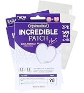 TADA BEAUTY Incredible Blemish Patch - Hydrocolloid Pimple Patches Acne Patches for Face, Spot Tr...