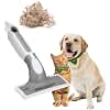 FurDozer Pet Hair Remover & Auto Detailing Tools - Cat & Dog Hair Remover for Carpets, Car Interiors, Couches, Bedding, & Pet Furniture (Gray, X6)