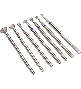 Sealing Cuticle Nail Drill Bit Ceramic Bits Set 7pcs 3/32 inch Diamond Carbide Electric Grinding ...