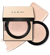LUNA 50-Hours Conceal Fixing Cushion Foundation SPF 37 (#21 Cool Ivory), Refill Included, Semi-Ma...