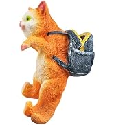 kathson Cute Cat Figurines Aquarium Ornament,Fish Tank Hanging Basket Cats Decoration Pendant Res...