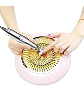 2 in 1 Nail Dust Collector with Nail Drill, 35000 RPM Electric Professional Nail Drill Machine wi...