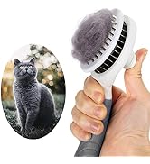 Cat Grooming Brush, Self Cleaning Slicker Brushes for Dogs Cats Pet Grooming Brush Tool Gently Re...