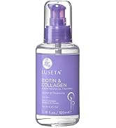 L LUSETA Biotin Hair Growth Serum & Oil for Thin & Dry Hair & for Thickening of Hair and Nourishi...