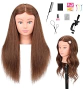 Mannequin Head Human Hair 22