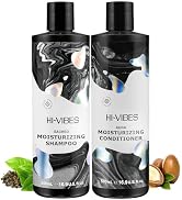 MOEHAIR Hi-Vibes Vegan Shampoo and Conditioner Set | Adds Shine, Softens & Hydrates Hair | Streng...