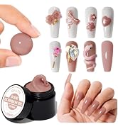 Gellen Nude Solid Builder Gel for Nails, Hard Gel for Nails for Extension Nails Gel, 8 in 1 Multi...