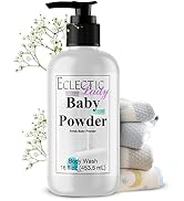 Eclectic Lady Liquid Pearl Body Wash - Baby Powder Scent 3-in-1 Use For Bubble Bath, Hand Soap & ...