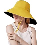 BENEUNDER Wide Brim Floppy Hats Reversible Bucket Hat UPF 50+ Beach Sun Hat
