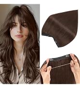 Halo Hair Extensions Real Human Hair,S-noilite Halo Hair Extensions,Halo Hair Extension for Women...