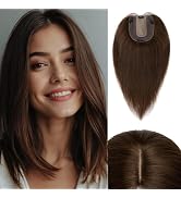 Rich Choices Hair Toppers for Women Real Human Hair 100% Human Hair Topper For Women Clip in Remy...