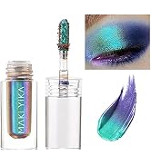 MAKI YIKA Glitter Liquid Eyeshadow, Chameleon Metallic Eyeshadow Insane MultiColor Shifter, Highl...