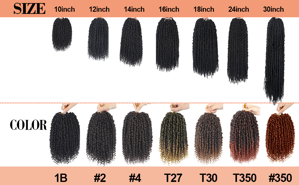 Pre twisted passion twist crocht hair