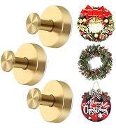 3Pcs Suction Cup Hooks for Shower, 2025 Upgraded Suction Cup Wreath Holder for Front Door Glass D...