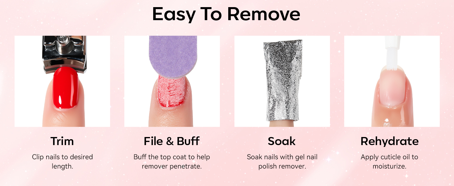 gel polish base and top coat