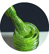 glitter gel nail