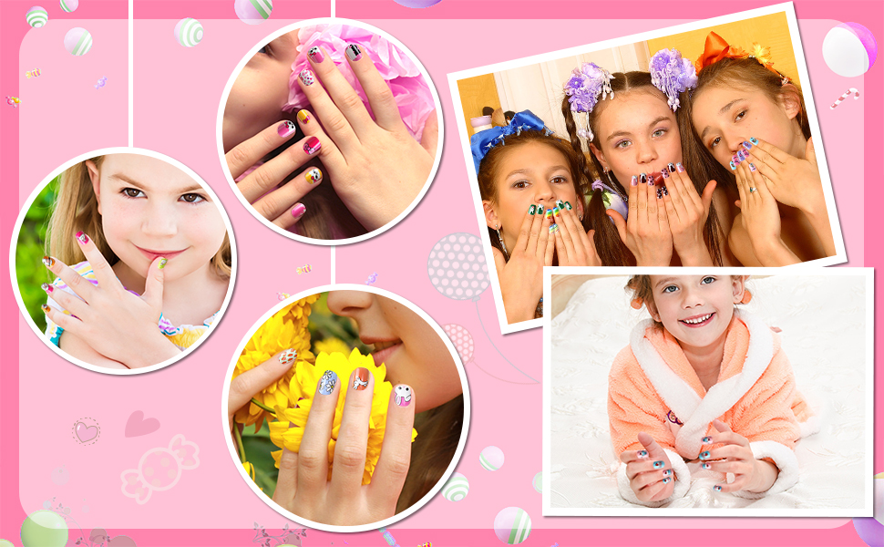 Press on Nails for Girls