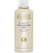 HOT TOOLS Heat Protectant Hi-Shine Spray | Instantly Makes Hair Shinier, Minimizes Frizz & Gives ...