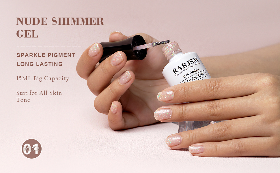 natural nail gel polish purple pink gel nail polish