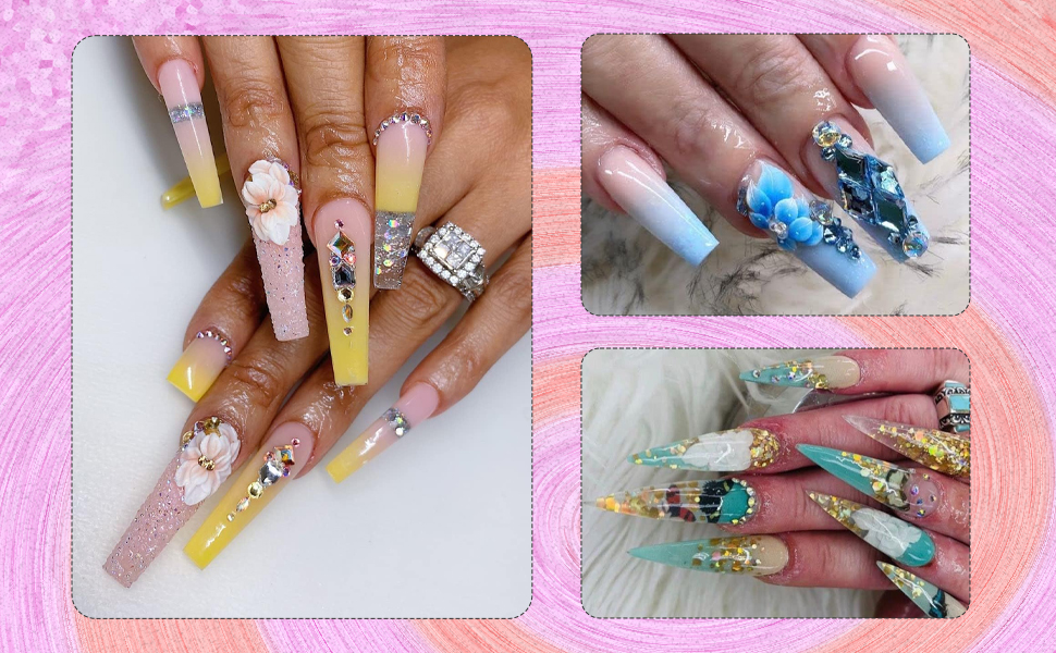 Nail art charms
