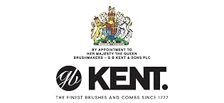 Kent logo showing crest with writing "by appointment to her majesty the queen brushmakers"