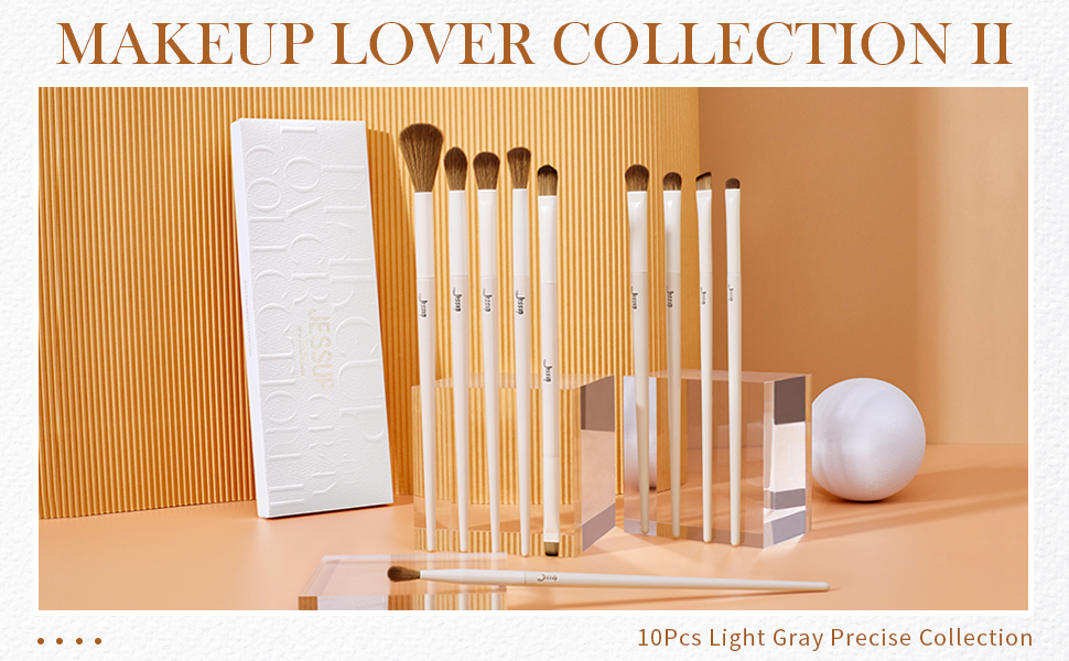 Jessup Detailed Makeup Brushes