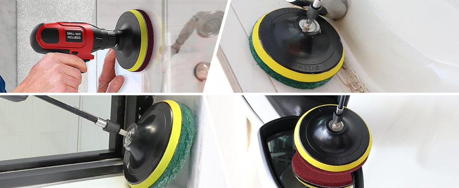 brush attachment for power drill