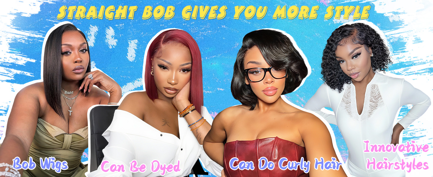 Bob Lace Front Wigs Human Hair