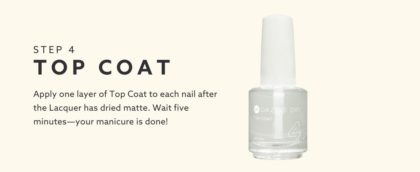 Step 4 Dazzle Dry Top Coat