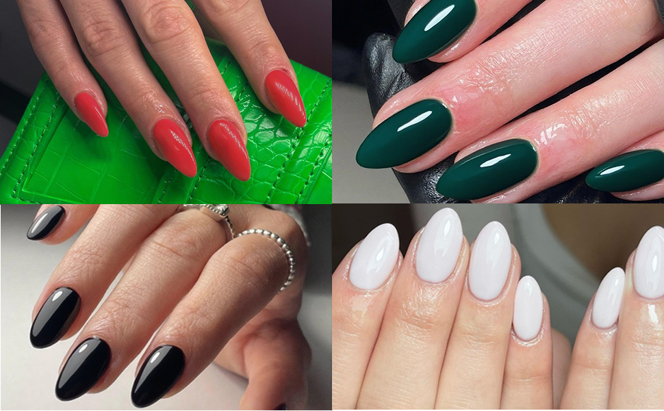 almond press on nails