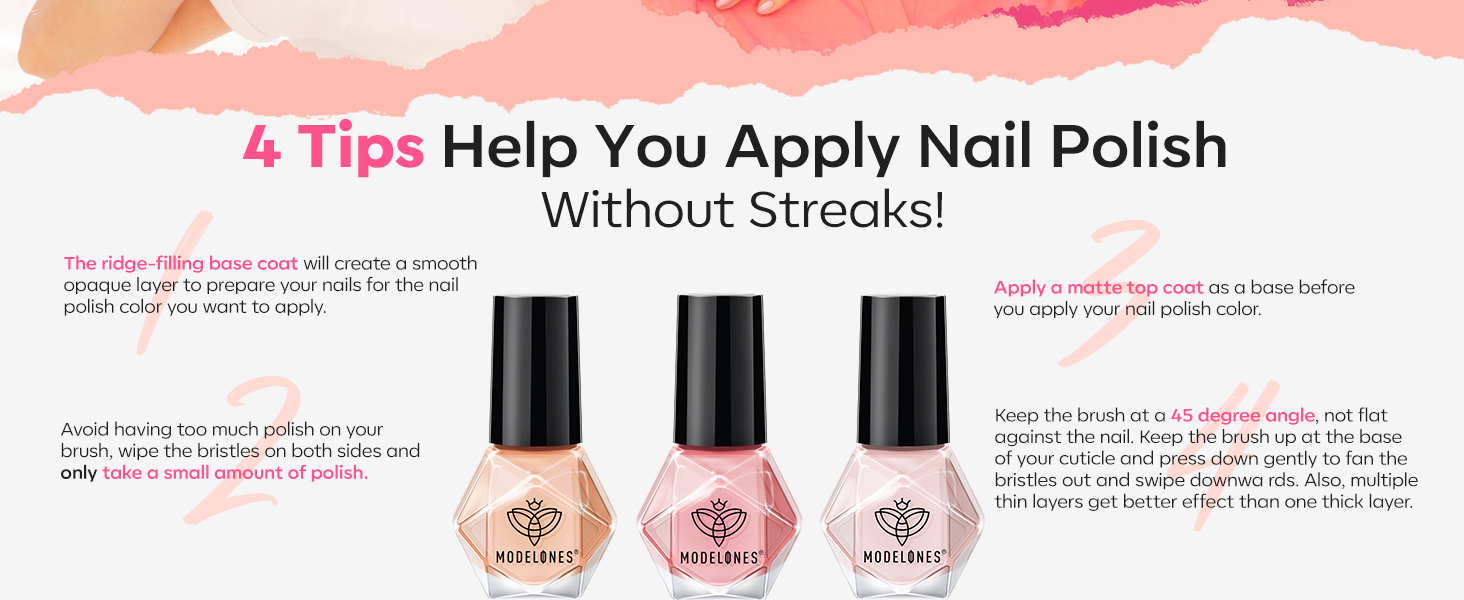 Sheer Nude nail polish natural nail polish