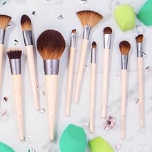 EcoTools, cruelty-free & vegan synthetic makeup brushes, sponges, applicators & bath accessories