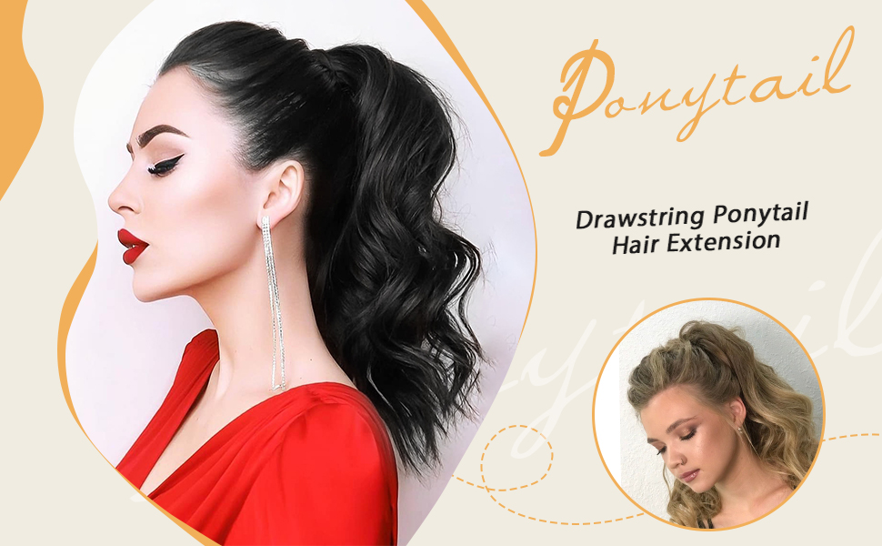 Ponytail extension image 1