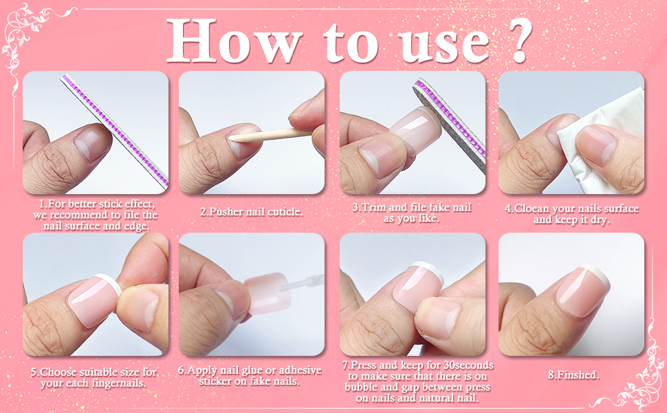 almond press on nails square fake anils coffin nail tips christmas press ons fake fingernails