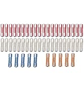 KIMISS 50pcs Car Assortment Kit, Blade-Type Automotive 5A 8A 16A 25A Torpedo‑Shaped European Set ...
