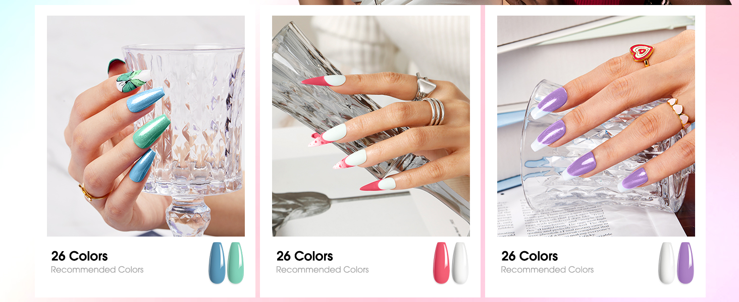 26color gel nail polish