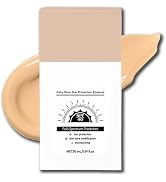 Daily Tinted Fluid Sunscreen for Face SPF 40, Korean Skincare Moisturizing Fluid with Hyaluronic ...