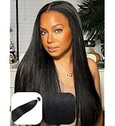 Julia Hair 12A Yaki Straight Human Hair 1 Bundles 16 Inch Unprocessed Virgin Real Human Hair Weav...