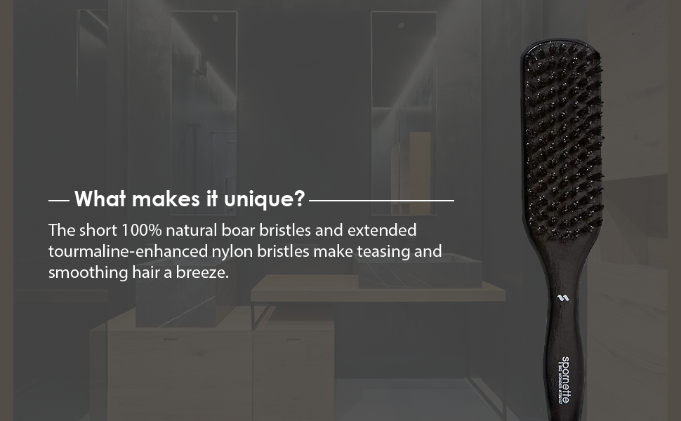 natural boar bristle