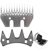 DUCKBOY Sheep Clippers Blades, Detachable and Replaceable Blades Professional Stainless Steel Cli...